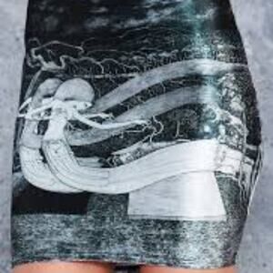 Blackmilk o grave mini skirt